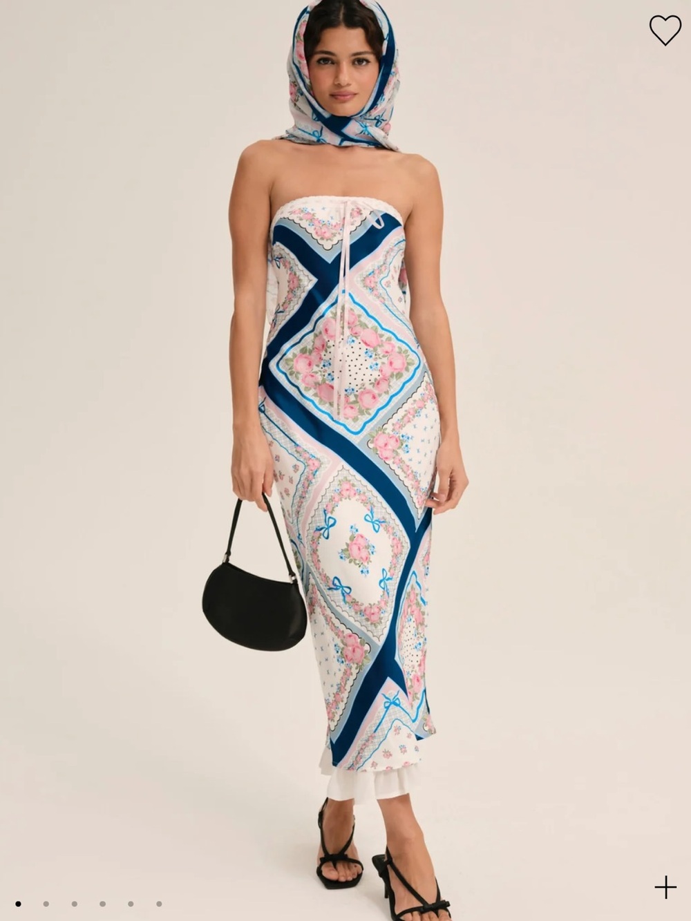 For Love And Lemons Strapless Daisy Mae Strapless Midi Dress NWT